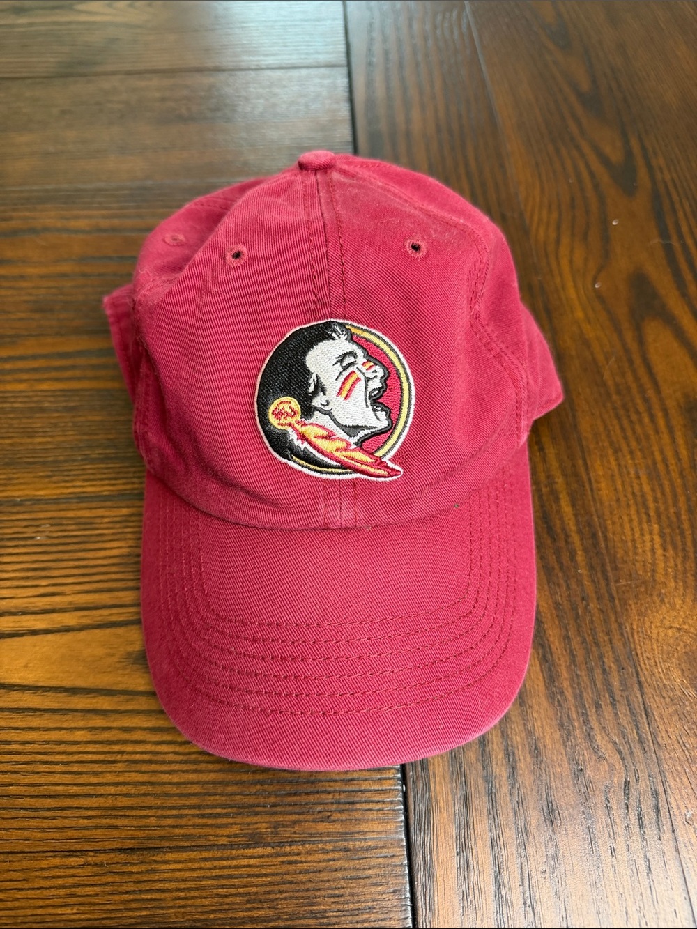 Florida State University Garnet Baseball Cap with Embroidered Logo size small
